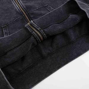 Sudadera Unisex con Efecto Deslavado y Mezcla de Algodón Grueso para un Estilo Urbano Informal y Cómodo para Uso Diario - Product Image 5