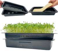 2023 Kit de jardinage d'intérieur personnalisé plateau de microgreens en plastique dégradable pour la culture de plantes hydroponiques végétales pour la pépinière