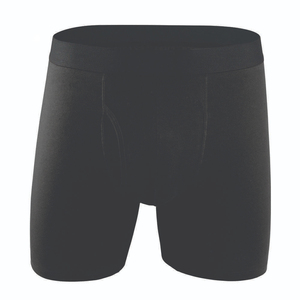Calzoncillos Boxer Deportivos de Color Sólido para Hombre, Transpirables, Talla Grande, Sin Costuras, de Seda de Hielo, Finos, de Algodón Orgánico Suave, Cintura Media, con Spandex - Product Image 1