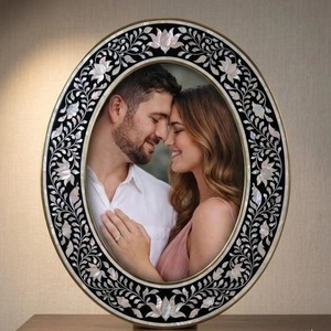 Cadre mural en nacre au design moderne, cadeau de mariage, cadre décoratif pour salon, chambre à coucher, maison, cadre décoratif pour meubles - Product Image 1