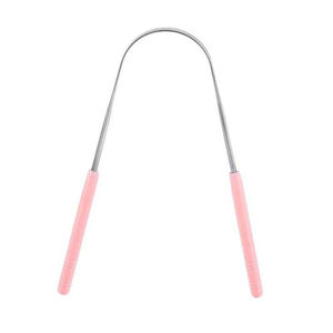 Limpiador/Raspador de Lengua Manual de Acero de Metal Med Corporation, Mango de PVC Cómodo, Calidad Premium, Certificado CE, Fácil de Usar - Product Image 1