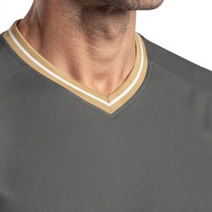 Polo de cricket pour homme de haute qualité, col en V, maillot d'équipe de cricket, jersey à manches courtes en polyester pour homme - Product Image 4