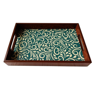 Mango <b>Wooden</b> <b>Tray</b> for Home & Hotel Enamel Printed Christmas Decorative Serving <b>Tray</b> Most Trading Storage <b>Trays</b> - Product Image 5
