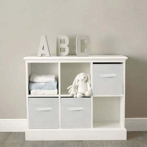 Foldable Fabric Clothing Organizer Cube 35x25x36cm With Handles Minimalist Design for Storage - Product Image 2