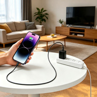 Chargeur rapide 33W PD GaN, prise US EU, port Type-C, certifié CE, ignifuge, pliable, sécurité basse température, compact, mini, portable, voyage