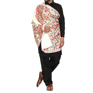 Chal de alta calidad con estampado personalizado, tejido jacquard de viscosa, chal informal para hombre de negocios - Product Image 4