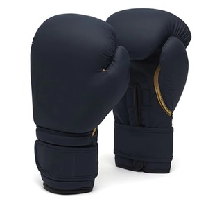 Gants de boxe professionnels en cuir pour hommes, femmes et enfants - Gants d'entraînement respirants pour MMA et kickboxing avec fermeture auto-agrippante, légers - Product Image 1