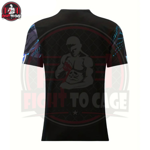 Camiseta Deportiva y Casual para Hombre, con Estampado de Rayas, Cuello Redondo, Tejido Sublimado, Transpirable y Ecológica - Product Image 2