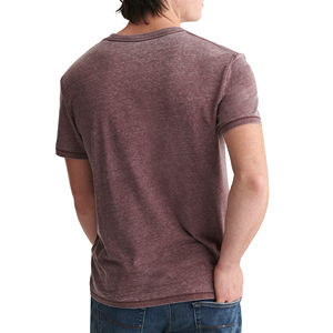 T-shirt pour homme en coton 100% de haute qualité avec logo personnalisé - Écologique et respirant - Usine OEM pour exportateurs internationaux - Product Image 5