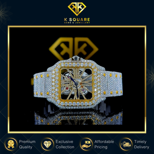 Fournisseur de Confiance Vendant Nouvelle Montre Automatique de Designer à Quartz, Étanche, en Acier Inoxydable avec Bracelet en Diamant Moissanite - Product Image 2