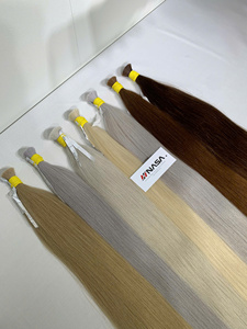 Extensiones de Cabello a Granel de la Marca NASA HAIR, con Puntas Completas, Teñidas en Color Claro, Lisas, Brillantes y Suaves - Product Image 5