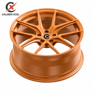 Jantes forgées CALIBER XCEL au meilleur <span class=keywords><strong>prix</strong></span>, finition Gunmetal, <span class=keywords><strong>pour</strong></span> voitures de tourisme, 17-22 pouces, PCD 5x112/120 <span class=keywords><strong>pour</strong></span> Ford Mustang GT500 - Product Image 4