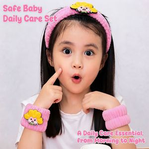 ที่คาดผมและสายรัดข้อมือผ้าสำหรับเด็ก ใช้สำหรับเด็ก - Product Image 2