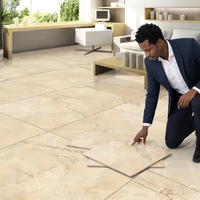 Carreau de granit Lofty Bianco 2x2 Carreaux de sol en marbre égyptien Porcelaine polie Design de sol de bureau 60x60 GVT PGVT Carreaux émaillés