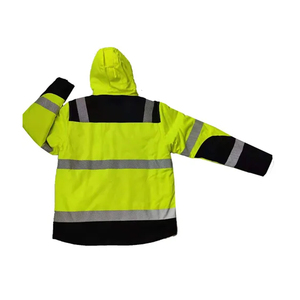 Ropa de Seguridad Reflectante de Alta Visibilidad, Chaqueta de Trabajo Impermeable y Resistente, Conjunto de Uniforme Profesional de Trabajo de Clase 2 - Product Image 4