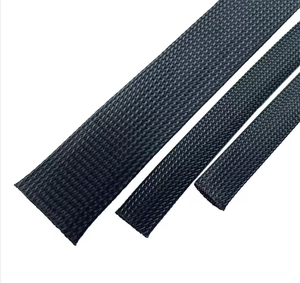 Sunbow Good <b>Heat</b> Dissipation Polyester Multifilament Braided Self Wrapping Expand 6mm Diameter -20C~+100C <b>Cable</b> Sleeving - Product Image 4