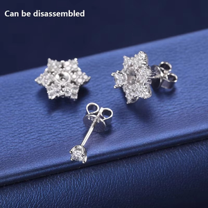 New Design Trendy Diamond <b>Tester</b> Certified 925 Sterling Silver Waterproof Vvs Moissanite Detachable Stud Earring - Product Image 3