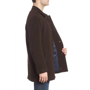 Nouvelle Arrivée Manteau d'Hiver Long pour Homme, Style Business, Double Col, Chaud et Tendance, Trench-Coat Personnalisé, Manteau en Laine pour Homme - Product Image 2