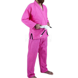 Kimono BJJ traditionnel à faible MOQ, unisexe, conçu pour l'entraînement, confort et performance, 100 % coton respirant et léger à l'avant. - Product Image 3