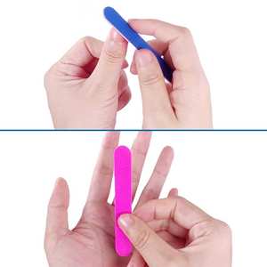 Lime à ongles à grain fin et grossier pour une finition parfaite Lime à ongles durable en émeri pour manucure et pédicure - Product Image 4