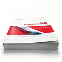 Service de catalogue, magazine, brochure, livret personnalisé en carton rigide multicolore avec impression numérique offset