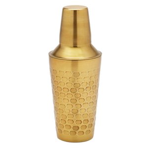 Accessoires de bar en métal les plus vendus, shaker à cocktails en acier inoxydable pour barman, petit shaker à boissons avec finition dorée - Product Image 3