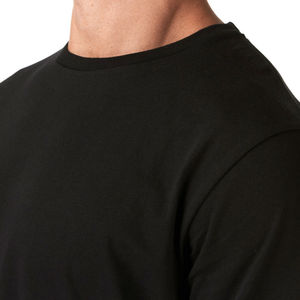 T-shirt à col rond pour hommes, confortable, en coton, doux, respirant, décontracté, basique, T-shirts à col rond pour hommes - Product Image 3