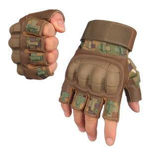 Gants de sport noirs en PU, mi-doigts, longueur poignet, respirants, non doublés, pour usage sportif printemps-été - Product Image 3