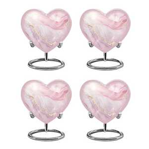 Urne Cœur Moderne Vintage en Aluminium et Laiton pour Décoration d'Intérieur, Idéale pour Commémoration, Anniversaire ou Mariage – Élégante et Décorative - Product Image 5