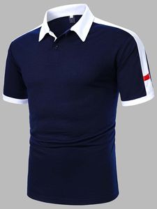 T-shirt polo homme style hip-hop en polycoton, imprimé multicolore, jersey épais, coupe ample, vêtement streetwear tendance. - Product Image 2
