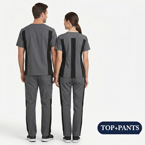 Ensembles d'uniformes pour infirmières, uniformes pour hommes et femmes, ensembles de blouses et pantalons médicaux pour hommes et femmes - Product Image 3