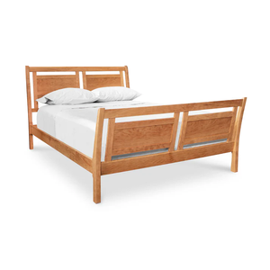 Minimalist Solid Wood Panel <b>Bed</b> <b>Frame</b> | KD Flat Pack Craftsman Bedroom Furniture - Product Image 1