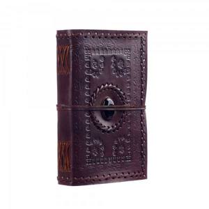 Vintage Genuine Leather Spell Book <b>Journal</b> Handmade Deckle Edge Paper Blank <b>Writing</b> Notebook Antique Grimoire Diary Sketchbook - Product Image 4