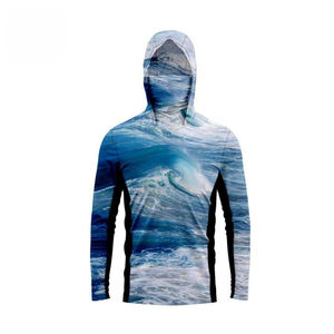 Sudadera con Capucha de Pesca de Poliéster Sublimado Transpirable, Fabricante al por Mayor OEM Personalizado, Etiqueta Privada - Product Image 3