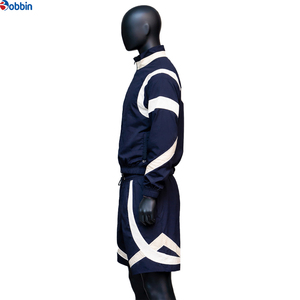 Conjuntos Deportivos Personalizados para Hombre, Shorts Deportivos, Chaqueta Cortavientos, Traje Deportivo Unisex Cómodo con Logotipo Personalizado, Chaqueta con Cierre, Estilo Hip Hop, Color Sólido - Product Image 1