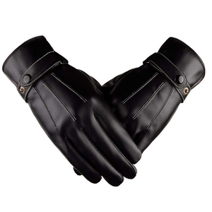 Guantes Deportivos de Ciclismo de Invierno de Cuero Genuino, Resistentes al Viento, Impermeables y a la Abrasión, para Motociclismo al Aire Libre - Product Image 6
