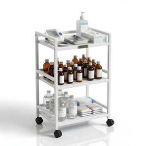 Portable Hospital Instruments <b>Trolley</b> Smooth Glide Instruments <b>Trolley</b> Storage Shelves Instruments <b>Trolley</b> Daily <b>Work</b> - Product Image 1