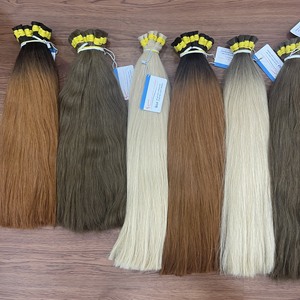 Factory Wholesale Bulk Human Hair Extensions – 100% Vietnamese Raw Hair, Custom Colors, No <b>Tangle</b> No Shedding, Ready Stock - Product Image 5