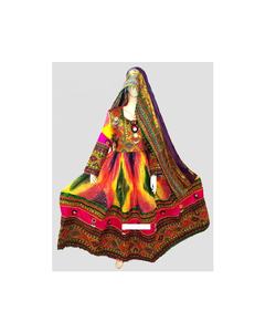 Robes afghanes Kuchi robe kuchi vintage ethnique tribale, robes traditionnelles afghanes/pakistanaises Kuchi party multi couleurs - Product Image 3