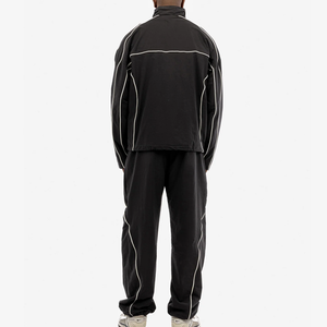 Pantalon de sport d'été à capuche, fin, à séchage rapide, unisexe, léger, ample, taille élastique, motif léopard, 100% nylon - Product Image 4