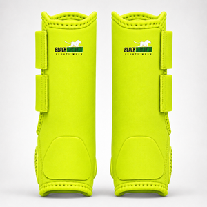 Bottes de sport durables en néoprène pour chevaux, pour l'équitation, l'entraînement, la course, le saut d'obstacles, le confort en écurie, le soutien des jambes et la protection des splints - Ensemble d'équipement - Product Image 4