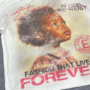 เสื้อยืดคอตตอนเจอร์ซีย์ DTG พิมพ์โลโก้ตามสั่ง 100% ผ้าคอตตอนหนา 300 กรัม สไตล์สตรีทแวร์ทรงโอเวอร์ไซส์ ใส่สบาย คุณภาพสูงสำหรับผู้ชาย - Product Image 4