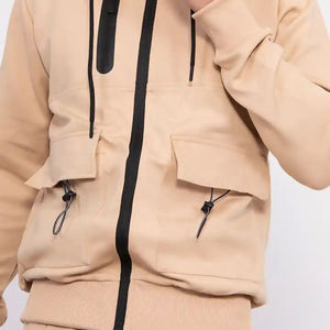 Conjunto Deportivo de Alta Calidad para Hombre, Modelo 2026, Sudadera con Capucha y Pantalones de Chándal, Corte Ajustado, Tela Técnica de Felpa, Estampado, para Adultos - Product Image 5