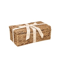 Vente chaude paniers de rangement de cadeaux en jacinthe d'eau, vente en gros pour panier-cadeau de Noël ou panier-cadeau