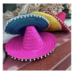 Mexico <b>Hat</b> <b>Straw</b> made from natural <b>straw</b> material for sun shading beach wear and outdoor fashion use, handcrafted in Vietnam - Product Image 5