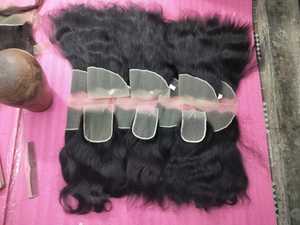 Virgin Indian Human Hair Extensions Long Natural <b>Black</b> Straight <b>for</b> Lace 100% Remy Hair <b>for</b> <b>Women</b> - Product Image 3