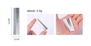 Depiladora de Cejas de Acero Inoxidable de un Solo Filo, Depiladora Profesional para Cejas, Herramienta de Maquillaje para Eliminar el Vello Facial - Product Image 4