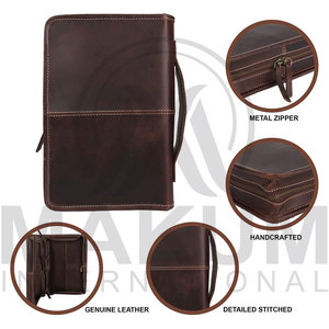Funda de Cuero Ecológica con Logotipo Personalizado para Cuaderno Ejecutivo de Papel Grueso - Product Image 3