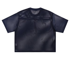 Camiseta de Manga Corta de Malla Transpirable al por Mayor |   Ropa Deportiva Ligera y Transparente |   Camiseta Deportiva Informal con Logotipo Personalizado 100% Poliéster - Product Image 6
