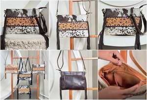 Bolso bandolera con flecos de cuero labrado a mano para mujer al por mayor nuevo 2025 bolsos de hombro de piel de vaca de diseñador de lujo de alta calidad - Product Image 3